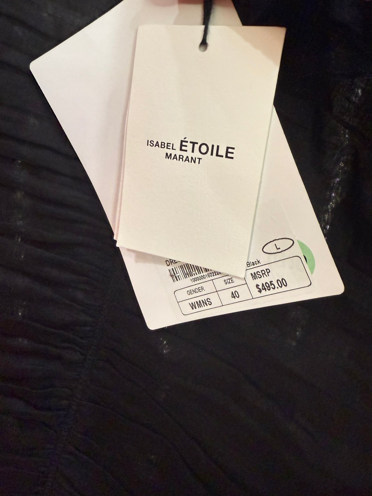 Isabel Marant Etoile Sireny Puff Sleeve Mini Dress- Size:40 US 4,  $165