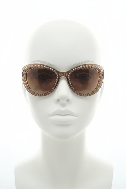 Chanel Butterfly Pearl Sunglasses- Gazelle Fashion and Style 