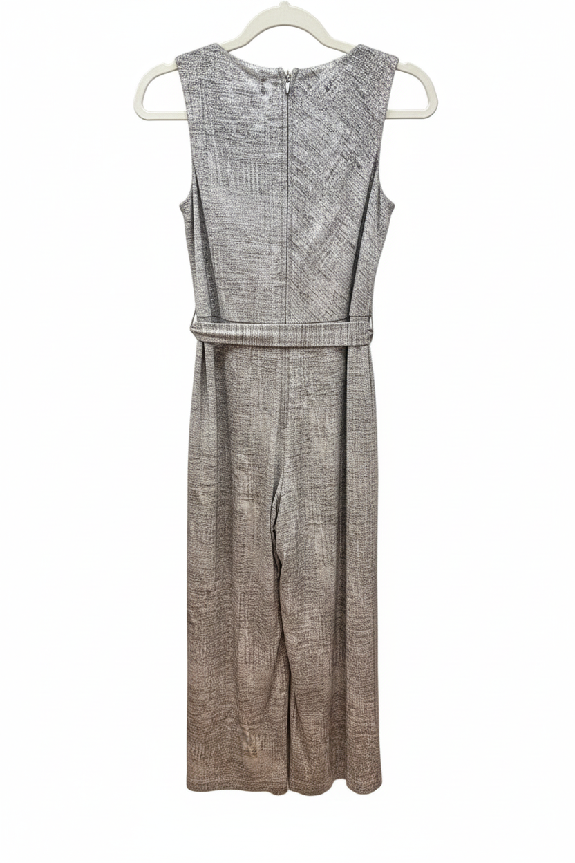 Connected Apparel Drape Neck Jumpsuit-JUMPSUIT-Gazelle Fashion and Style