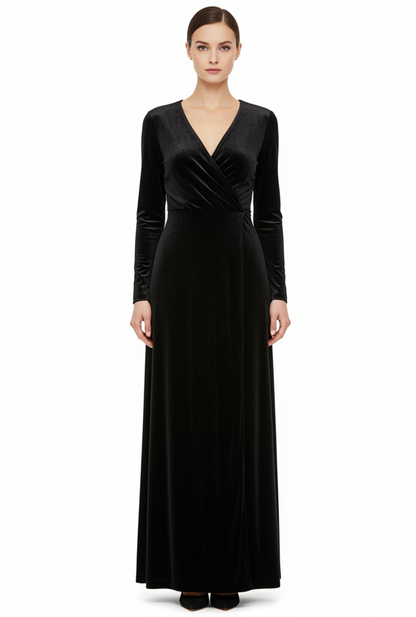 Love & Design Black Velvet Dress-DRESS-medium-black-New-Gazelle Fashion and Style