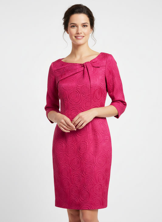 Rena Lange Rose Pattern Dress-DRESS-Gazelle Fashion and Style