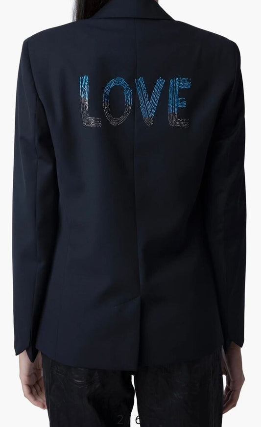 Zadig & Voltaire Love Embellished Blazer-BLAZER-Gazelle Fashion and Style