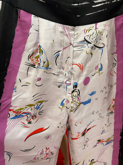 Tory Burch Colorful Graphic Pants-PANTS-Gazelle Fashion and Style