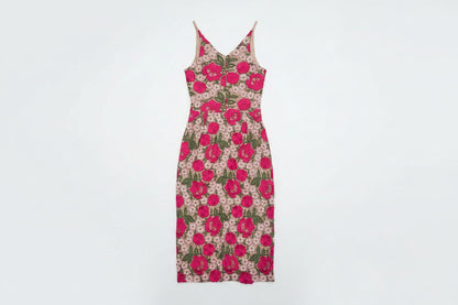 Dress the Population Floral Embroidered Midi Dress-DRESS-Gazelle Fashion and Style