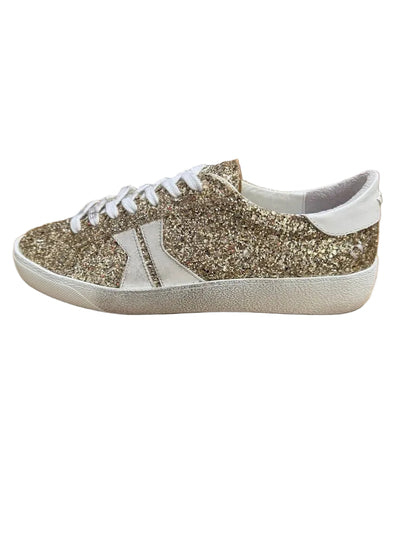 Koio Glittering Gold Capri Sneakers-SNEAKER-Gazelle Fashion and Style
