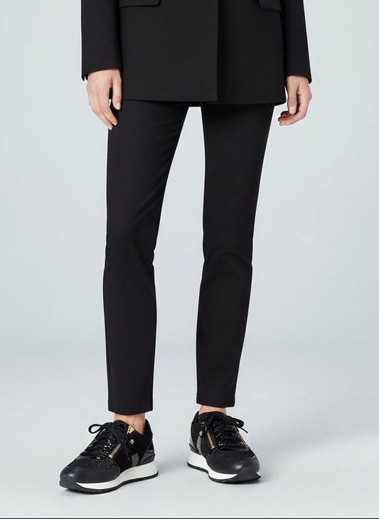 Black Sneakers with Zip Detail-SNEAKER-Gazelle Fashion and Style