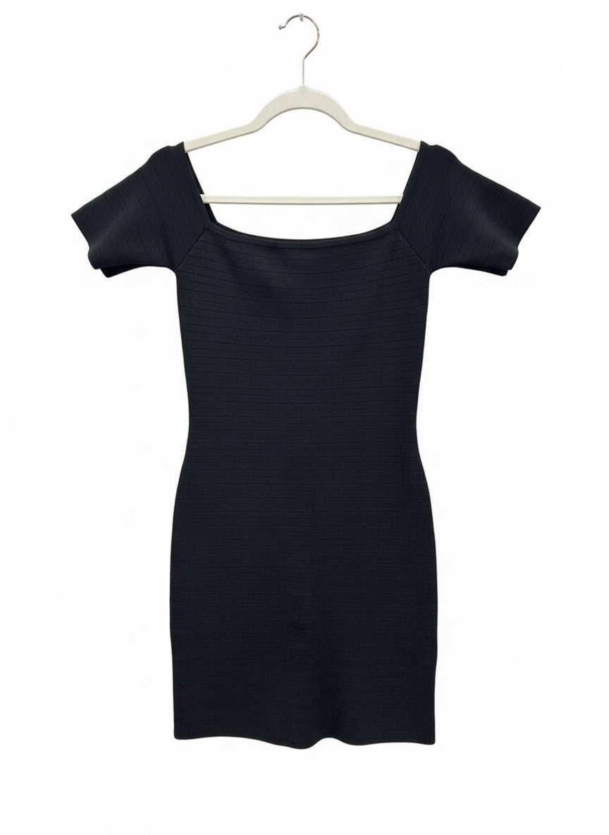 Ronny Kobo Black Off-Shoulder Dress $75-DRESS-M-black-Used-Gazelle Fashion and Style