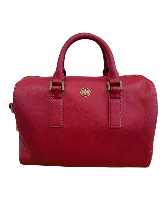 Tory Burch Red Handbag-HANDBAGS-red-Used-Gazelle Fashion and Style