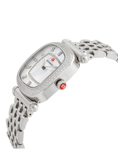 Michele Women's Caber Isle Quartz Watch with Diamond Accents-WATCH-Gazelle Fashion and Style