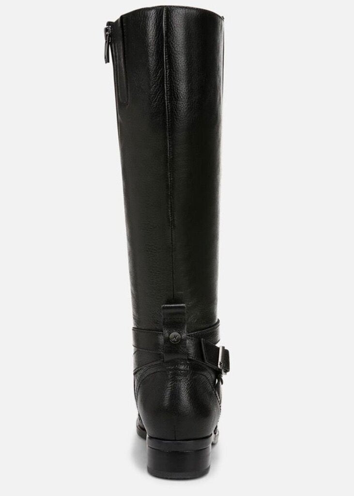 Naturalizer Rena Black Riding Boot-BOOT-Gazelle Fashion and Style