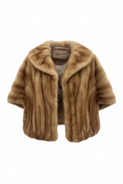 Kaisers Custom Made Fur Shrug-JACKETS-Gazelle Fashion and Style