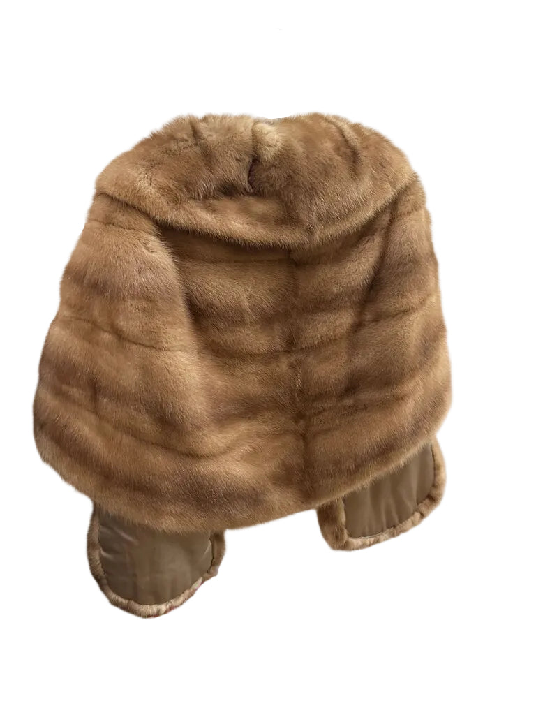 Kaisers Custom Made Fur Shrug-JACKETS-Gazelle Fashion and Style