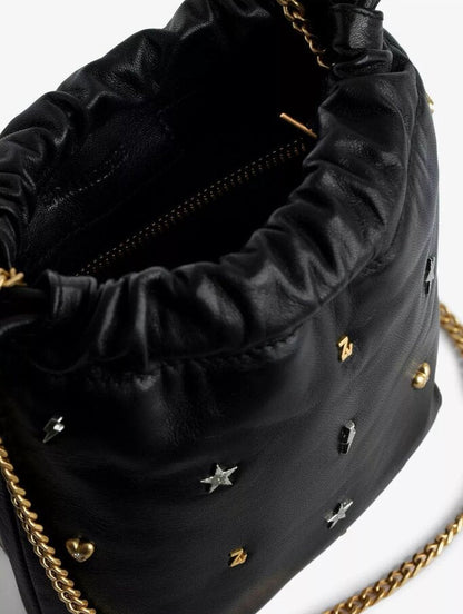 Zadig & Voltaire Rock to Go Lucky Charms Drawstring Handbag-HANDBAGS-Gazelle Fashion and Style