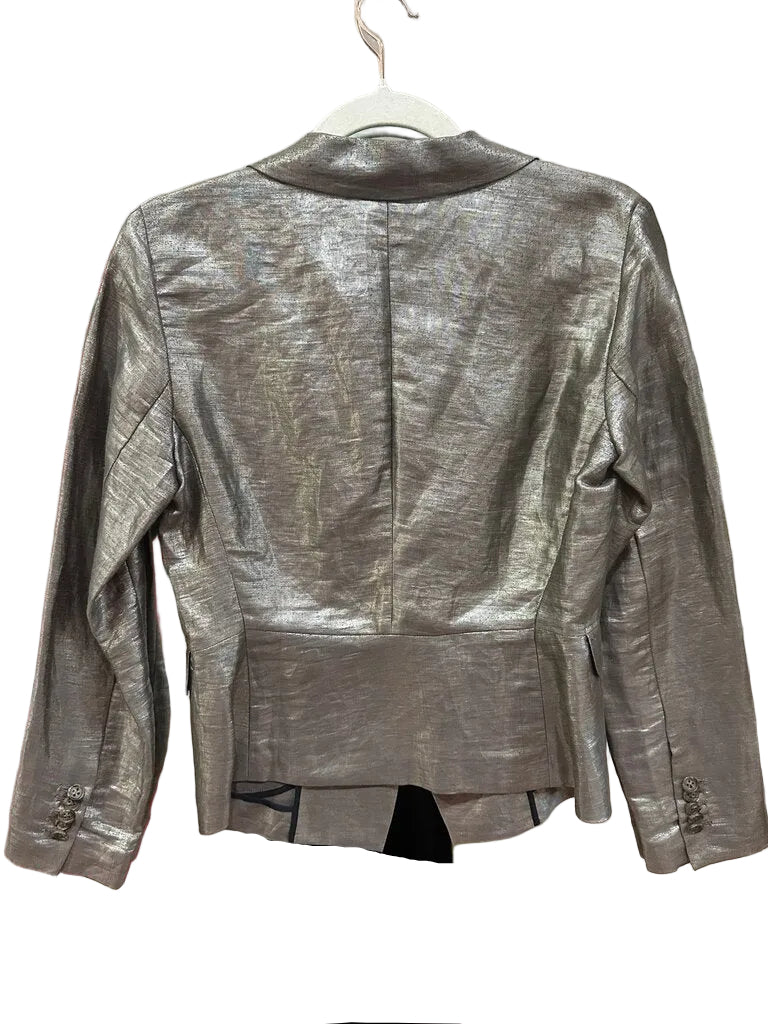 Elizabeth and James Metallic Blazer-JACKETS-Gazelle Fashion and Style