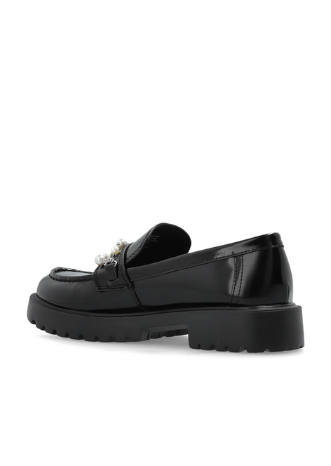Tory Burch Black Pearl-Embellished Loafers-SHOES-Gazelle Fashion and Style