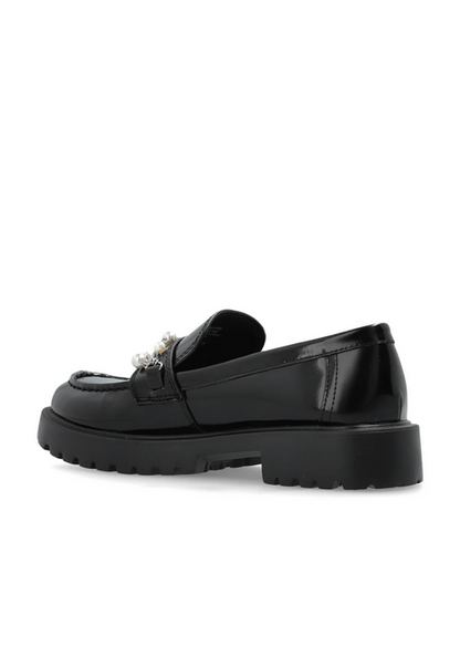 Tory Burch Black Pearl-Embellished Loafers-SHOES-Gazelle Fashion and Style