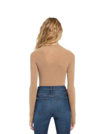 Alice + Olivia Long Sleeve Knit Top with Decorative Buttons-SWEATERS-Gazelle Fashion and Style