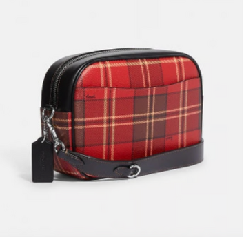 Coach Plaid Crossbody Bag-HANDBAGS-Gazelle Fashion and Style