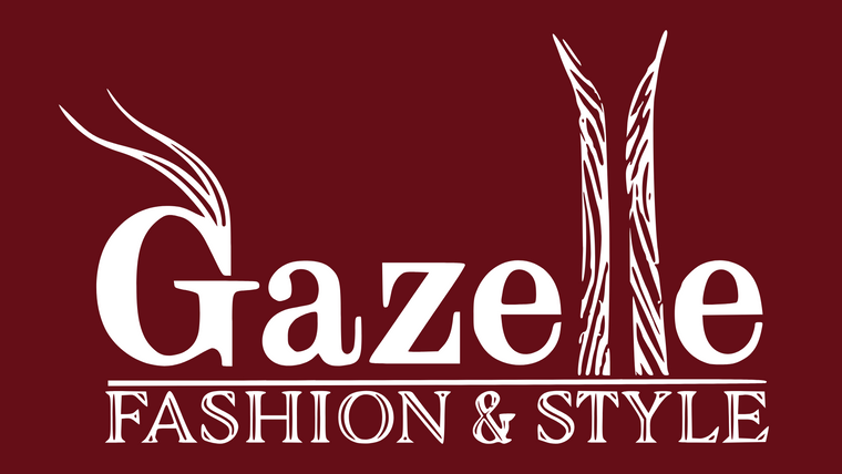 Gazelle Fashion & Style logo on a red background