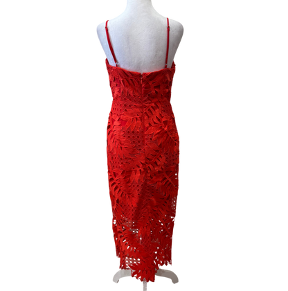 Milly Tropical Palm Lace Dress-DRESS-Gazelle Fashion and Style