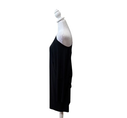 Wolford Black Off the Shoulder Dress-DRESS-Gazelle Fashion and Style