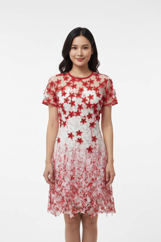 Elie Tahari Mindy Dress-DRESS-Gazelle Fashion and Style