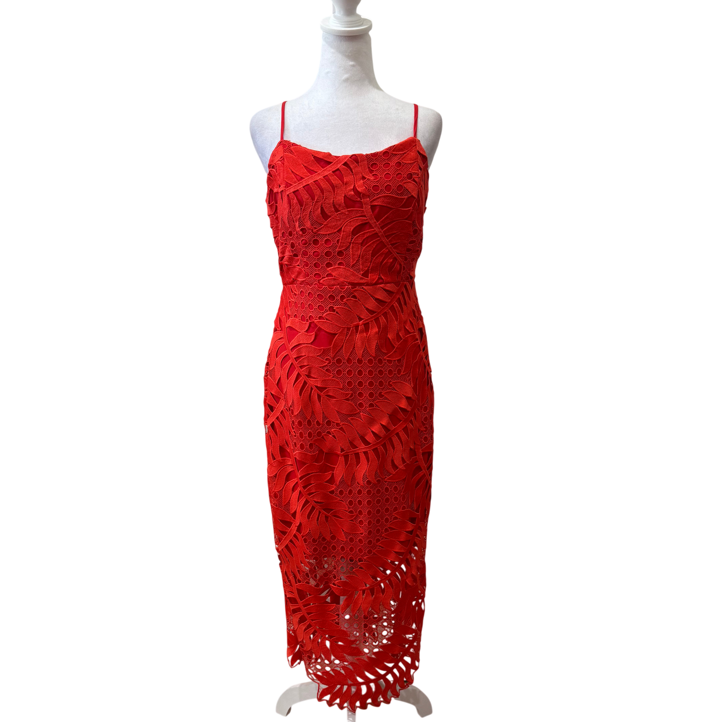 Milly Tropical Palm Lace Dress-DRESS-Gazelle Fashion and Style