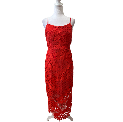 Milly Tropical Palm Lace Dress-DRESS-Gazelle Fashion and Style