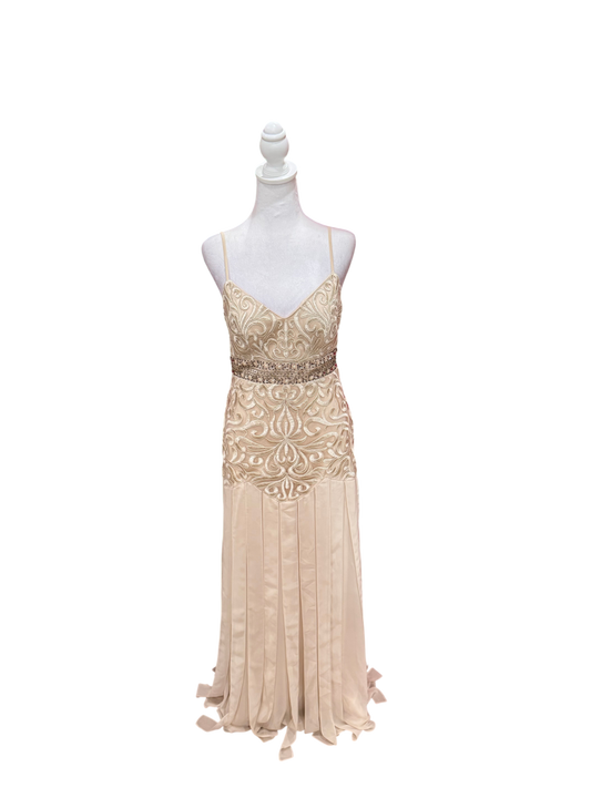 Sue Wong Strappy Beaded Dress