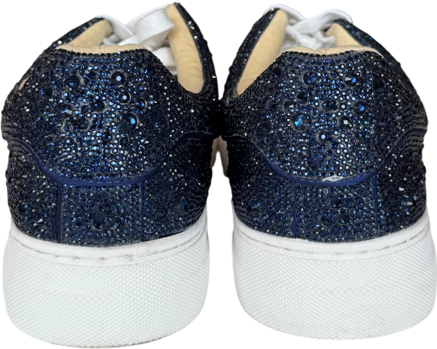Betsy Johnson Blue Crystal Sneaker-SHOES-Gazelle Fashion and Style