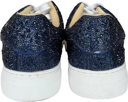 Betsy Johnson Blue Crystal Sneaker-SHOES-Gazelle Fashion and Style
