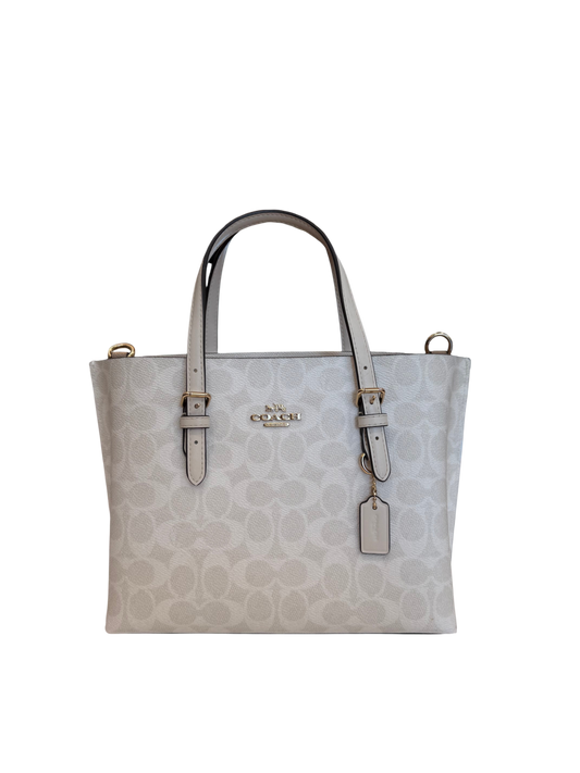 Coach Mollie Tote Bag 25-HANDBAGS-white-New-Gazelle Fashion and Style