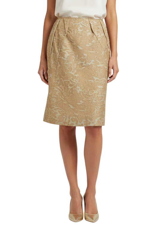 Christian Dior Beige Skirt-SKIRT-6-beige-Great-Gazelle Fashion and Style