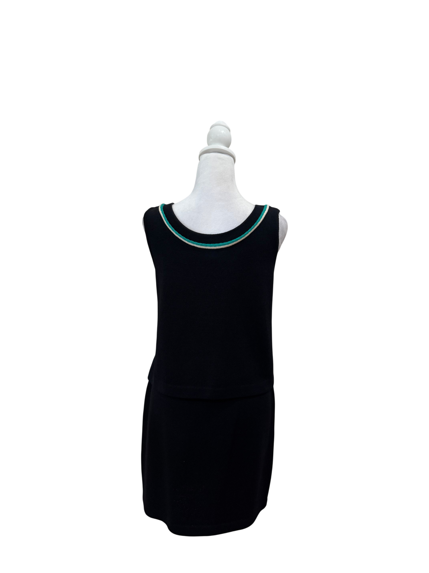St. John Collection Black Top and Skirt Set-SETS-Gazelle Fashion and Style