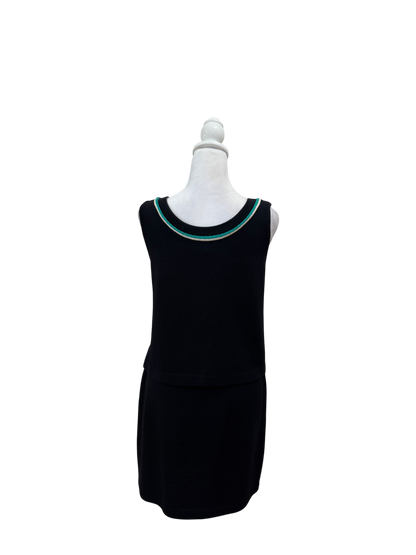 St. John Collection Black Top and Skirt Set-SETS-Gazelle Fashion and Style