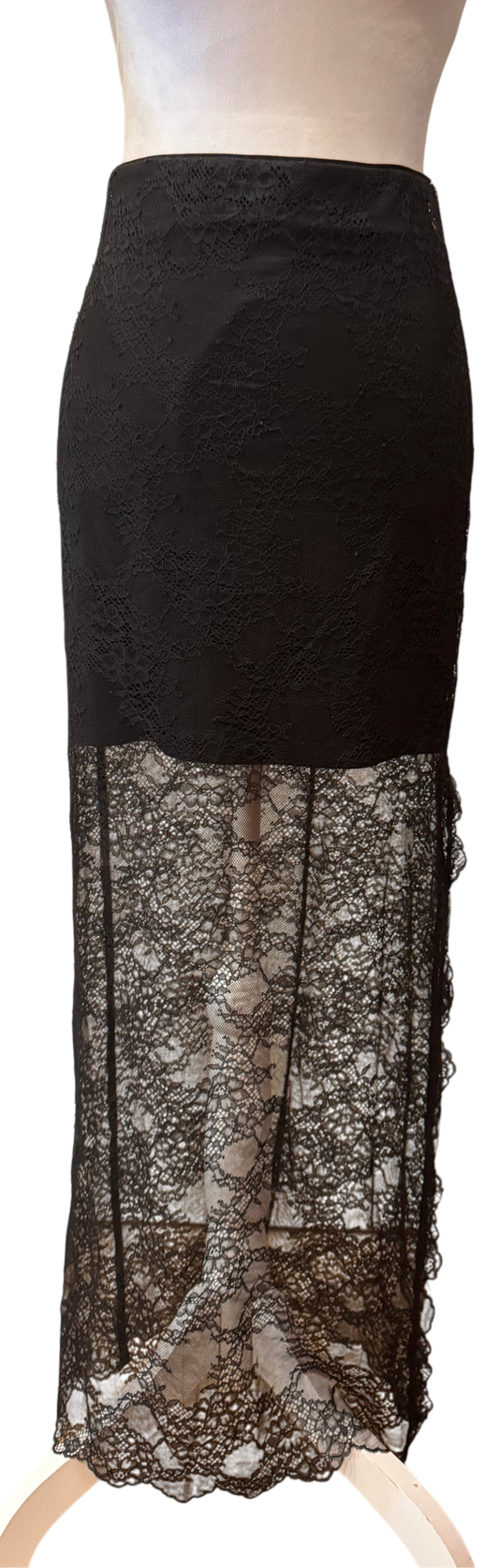 Alice + Olivia Maxi Lace Skirt