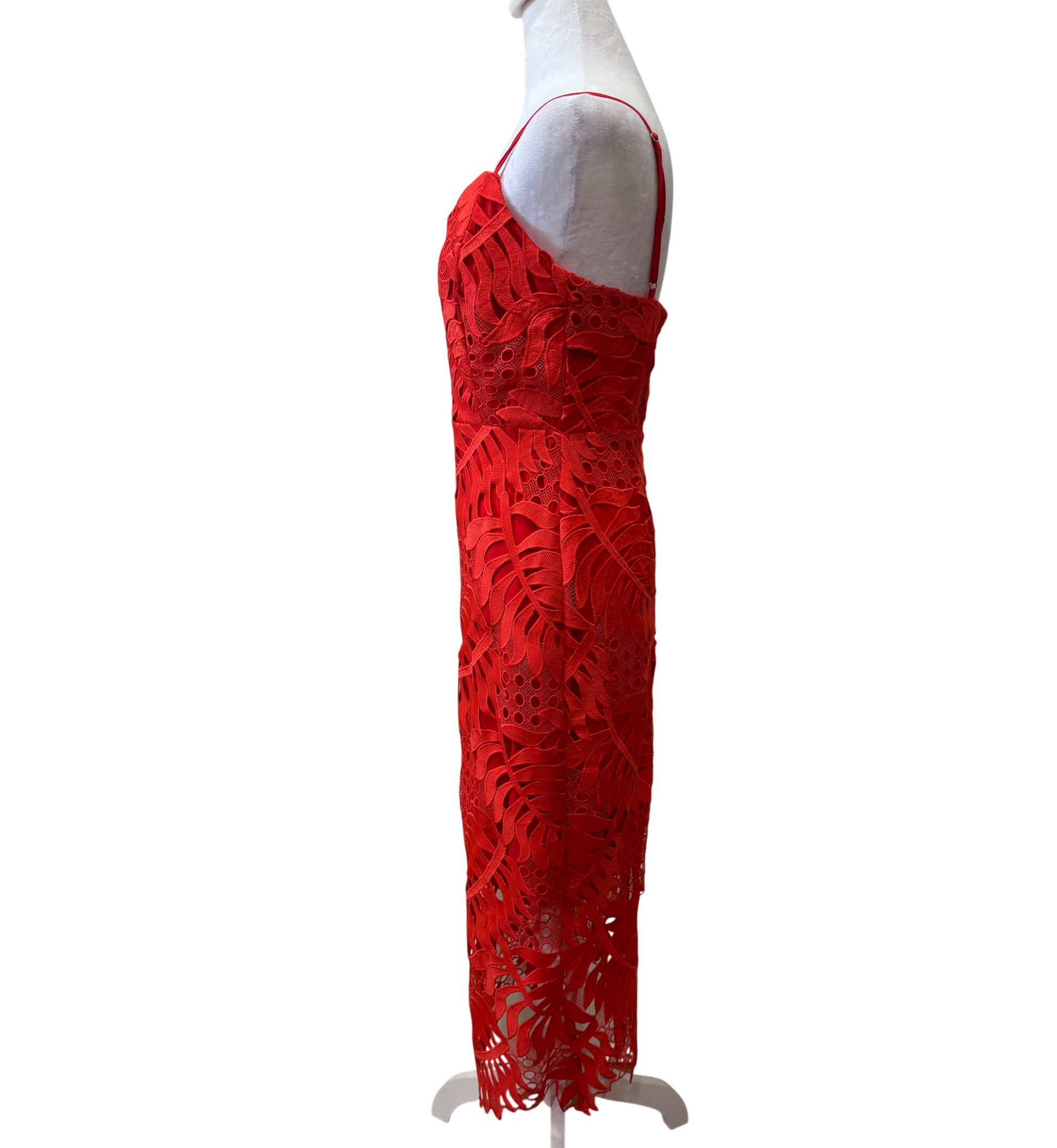 Milly Tropical Palm Lace Dress-DRESS-Gazelle Fashion and Style