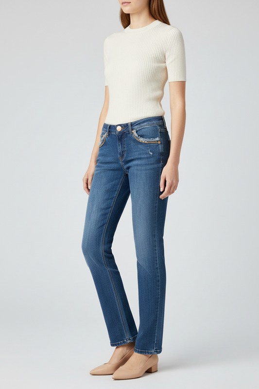 Versace Distressed Jeans-JEANS-27-blue-New-Gazelle Fashion and Style